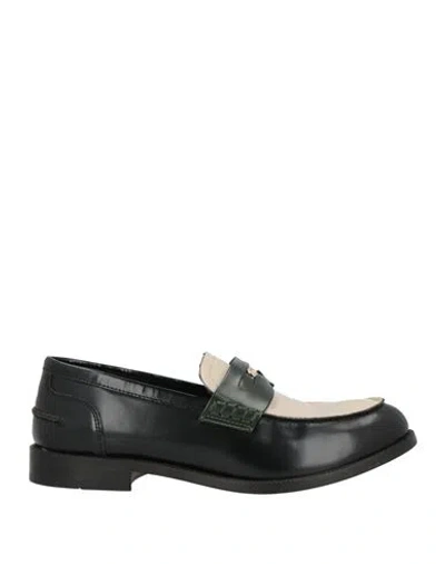 Cafènoir Woman Loafers Black Size 8 Leather