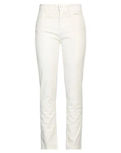 Cafènoir Woman Pants Beige Size 32 Cotton, Elastane