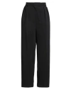 Cafènoir Woman Pants Black Size 10 Polyester, Elastane In Black