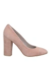 Cafènoir Woman Pumps Blush Size 6 Leather In Pink