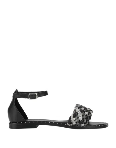 Cafènoir Sandals In Black