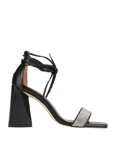 Cafènoir Sandals In Black