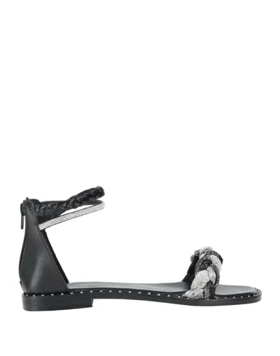 Cafènoir Sandals In Black