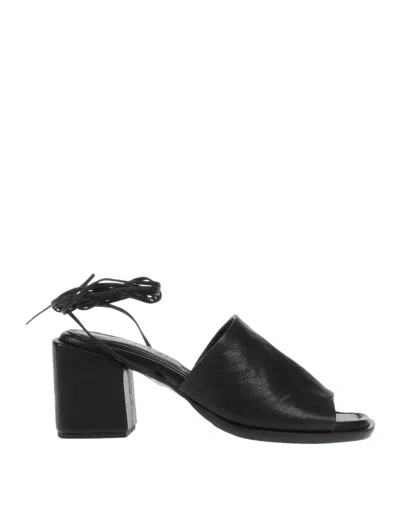 Cafènoir Sandals In Black