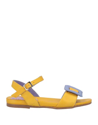 Cafènoir Sandals In Yellow