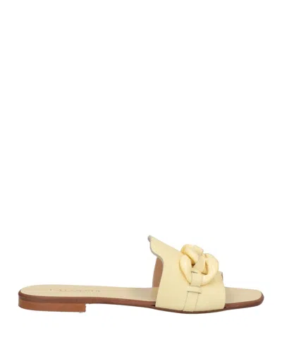 Cafènoir Sandals In Yellow