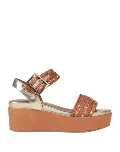 Cafènoir Sandals In Brown