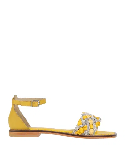 Cafènoir Sandals In Yellow