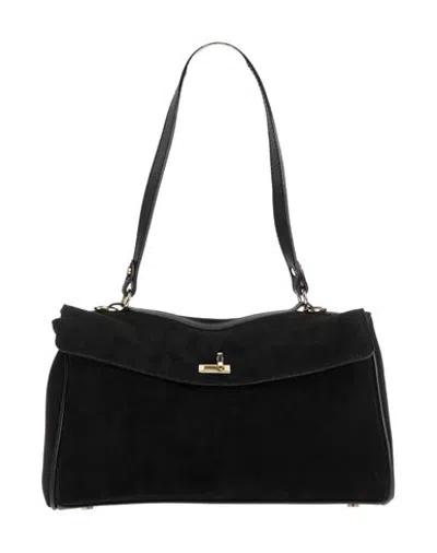 Cafènoir Woman Shoulder Bag Black Size - Leather