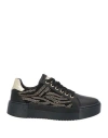 Cafènoir Woman Sneakers Black Size 8 Soft Leather In Black