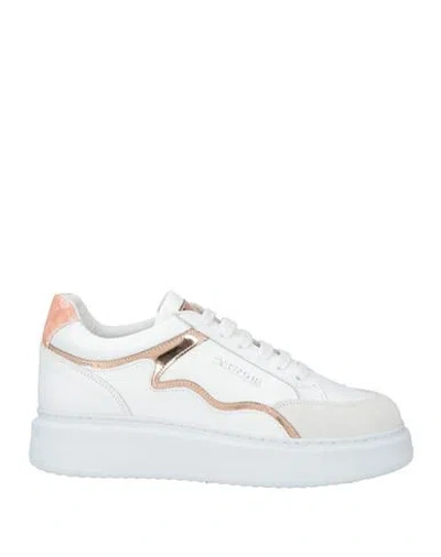 Cafènoir Woman Sneakers White Size 8 Leather