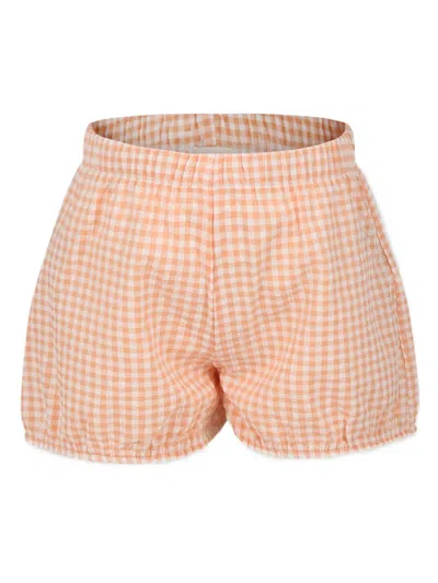 CAFFE' D'ORZO GINGHAM-CHECK SHORTS