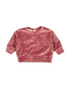 Caffe' D'orzo Babies' Caffé D'orzo Newborn Girl Sweatshirt Antique Rose Size 3 Polyester, Elastane In Pink