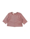 Caffe' D'orzo Caffé D'orzo Newborn Girl T-shirt Rust Size 3 Viscose, Polyester, Nylon, Elastane In Red