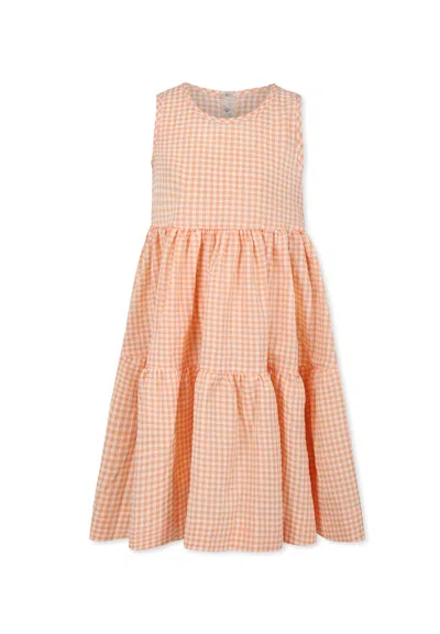 Caffe' D'orzo Kids' Orange Dress For Girl