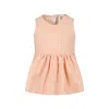 Caffe' D'orzo Bluse Mit Vichy-karo In Orange