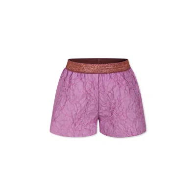 Caffe' D'orzo Kids' Purple Shorts For Girl In Violet