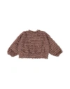 Caffe' D'orzo Caffé D'orzo Toddler Girl Sweater Light Brown Size 4 Polyester, Viscose, Elastane In Beige