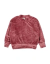 Caffe' D'orzo Caffé D'orzo Newborn Girl Sweatshirt Antique Rose Size 3 Polyester, Elastane In Pink
