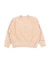 Caffe' D'orzo Babies' Caffé D'orzo Toddler Girl Sweatshirt Beige Size 4 Polyester, Elastane In Brown