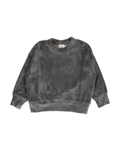 Caffe' D'orzo Babies' Caffé D'orzo Toddler Girl Sweatshirt Grey Size 4 Polyester, Elastane In Gray