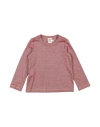 Caffe' D'orzo Caffé D'orzo Toddler Girl T-shirt Antique Rose Size 4 Viscose, Polyester, Nylon, Elastane In Pink