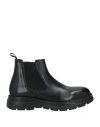 Cafènoir Man Ankle Boots Black Size 9 Leather In Black