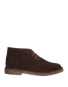 Cafènoir Man Ankle Boots Dark Brown Size 7 Leather