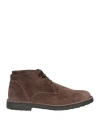 Cafènoir Man Ankle Boots Light Brown Size 8 Leather In Beige