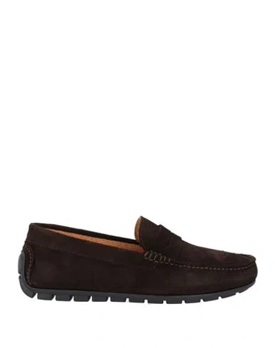 Cafènoir Man Loafers Dark Brown Size 9 Leather