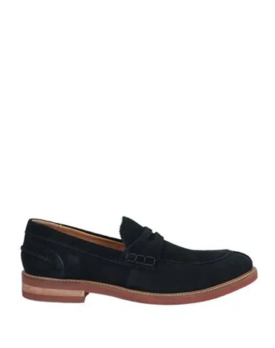 Cafènoir Man Loafers Midnight Blue Size 9 Leather