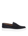 Cafènoir Man Loafers Midnight Blue Size 9 Leather