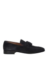 Cafènoir Man Loafers Midnight Blue Size 9 Leather In Blue
