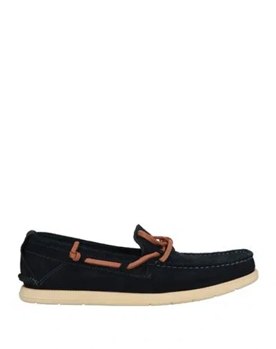 Cafènoir Man Loafers Midnight Blue Size 9 Leather