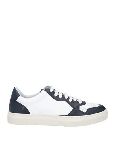 Cafènoir Man Sneakers Midnight Blue Size 9 Leather