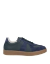 Cafènoir Man Sneakers Navy Size 9 Leather In Navy