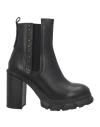 Cafènoir Woman Ankle Boots Black Size 7 Leather In Black