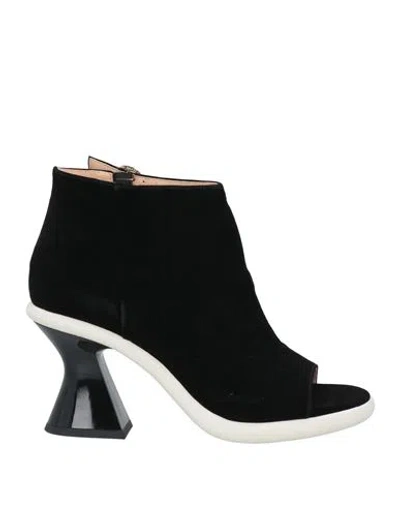 Cafènoir Woman Ankle Boots Black Size 7 Leather