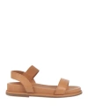 Cafènoir Woman Sandals Tan Size 7 Leather In Brown