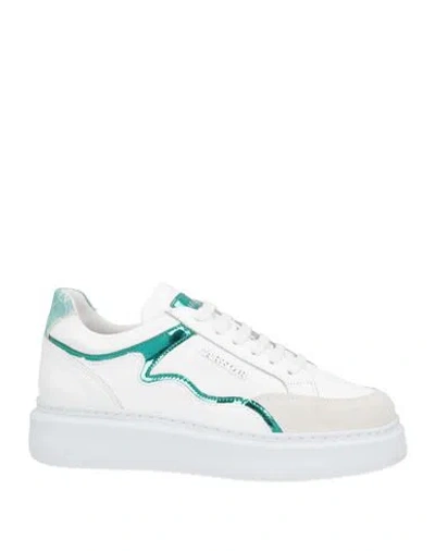 Cafènoir Woman Sneakers White Size 8 Leather