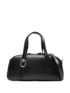 Cafuné Asra Boston Buckle Small Tote Bag In Black