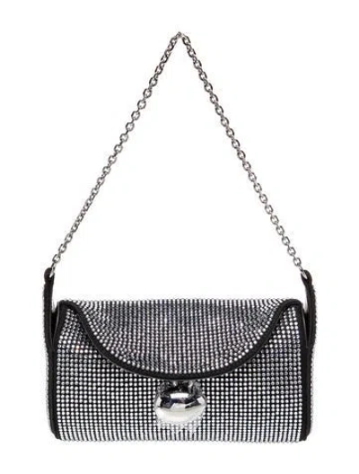 Pre-owned Cafuné Crystal Shoulder Bag In Black