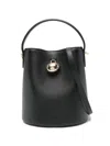 Cafuné Egg Bucket Bag In Black
