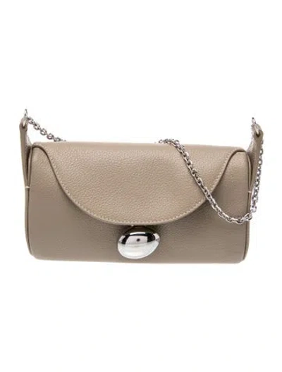 Pre-owned Cafuné Leather Drop Duffel Mini W/ Tags In Neutral