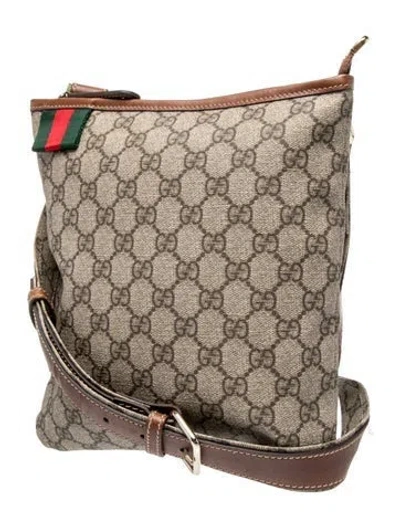 Pre-owned Cafuné Leather Shoulder Bag In Brown