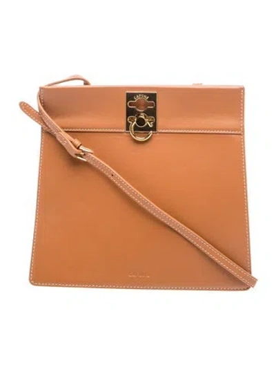 Pre-owned Cafuné Leather Shoulder Bag In Brown