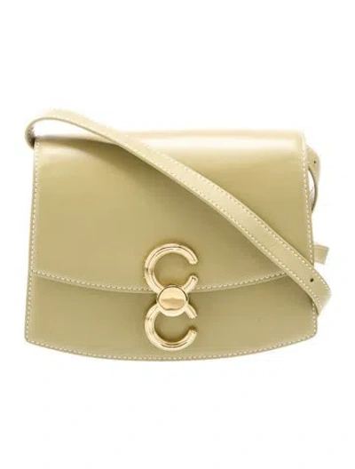 Pre-owned Cafuné Leather Shoulder Bag In Green