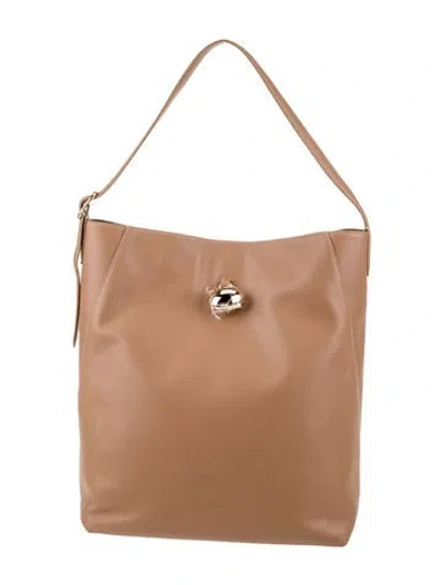 Pre-owned Cafuné Leather Shoulder Bag In Neutral