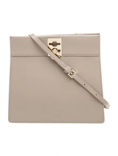 Pre-owned Cafuné Leather Shoulder Bag In Neutral