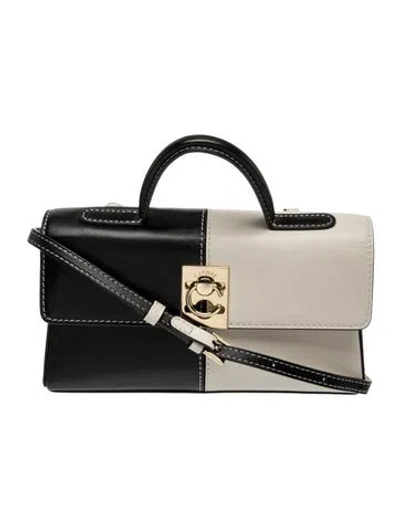 Pre-owned Cafuné Leather Shoulder Bag In Neutral